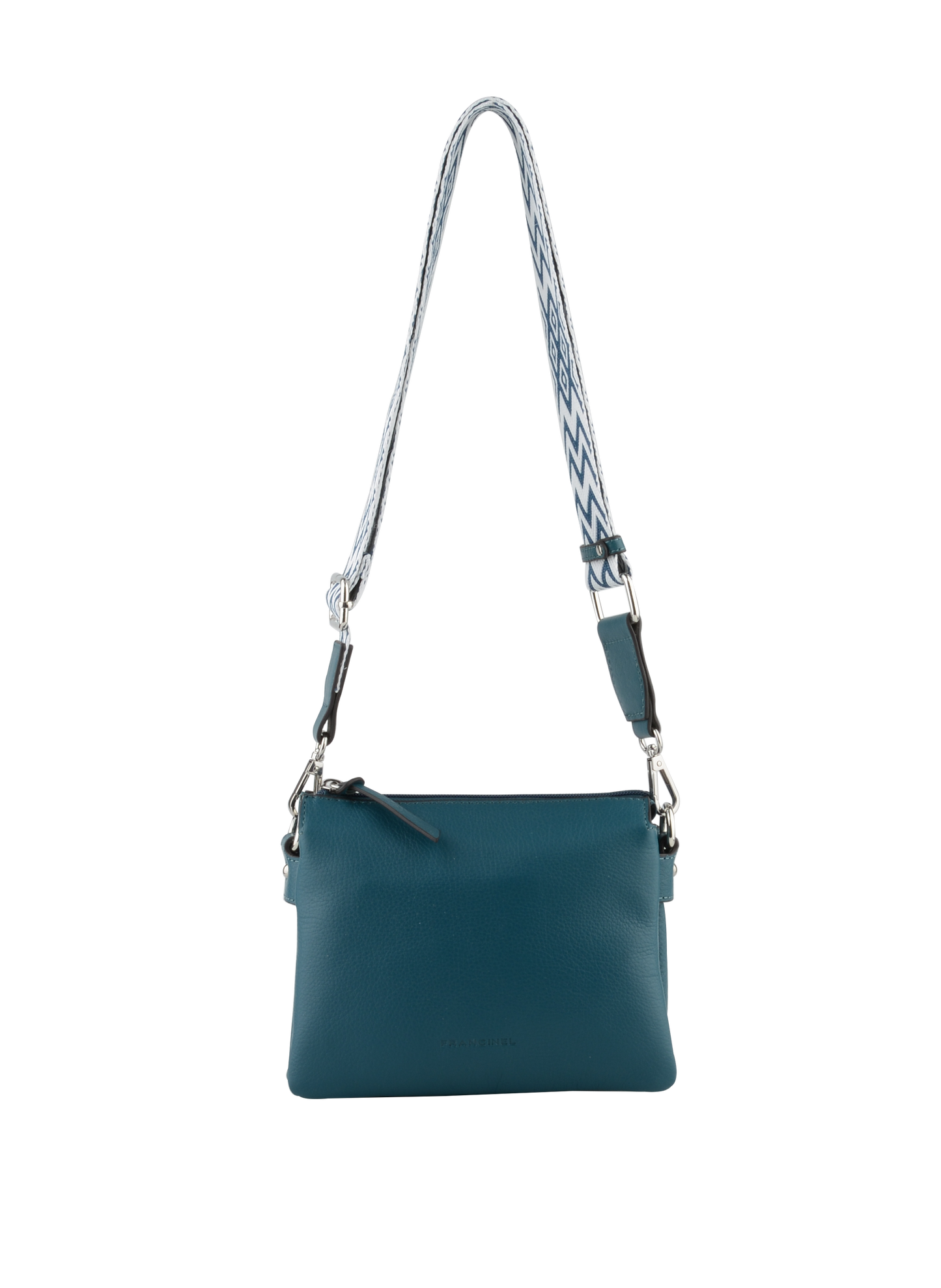 Tash - Sac porté travers Bleu Canard