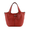 Soline - sac porté épaule en cuir de vachette grainé