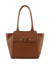 ABIGAIL - Sac shopping en cuir de vachette Camel