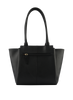 ABIGAIL - Sac shopping en cuir de vachette Noir