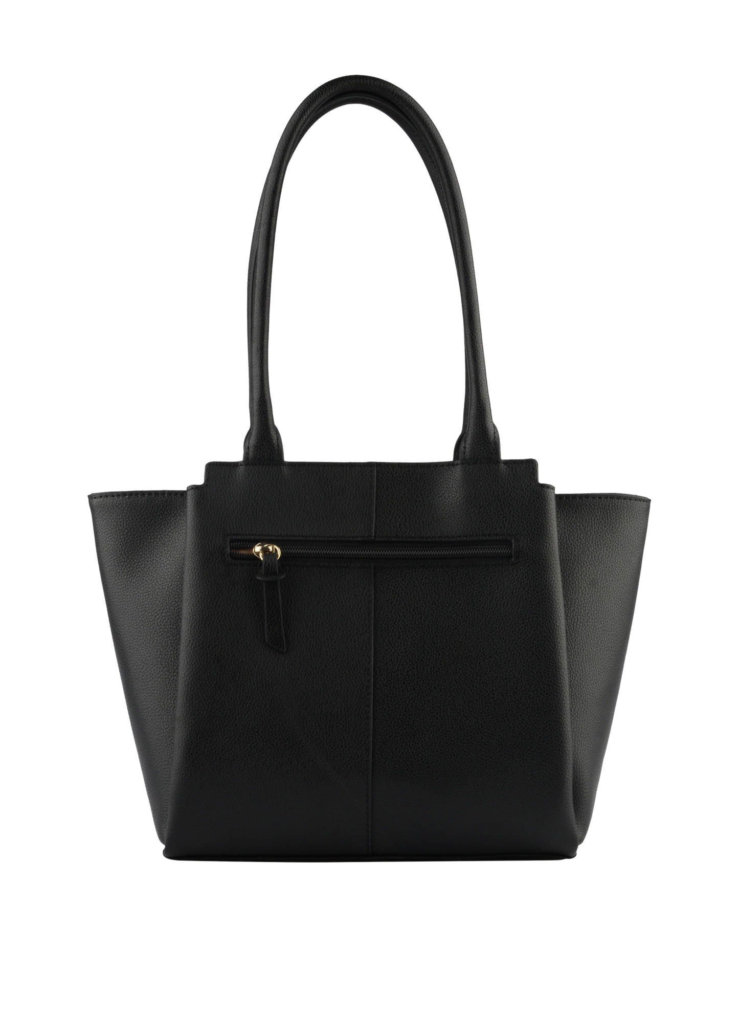 ABIGAIL - Sac shopping en cuir de vachette Noir