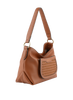 Dania - Sac porté épaule Camel tressé