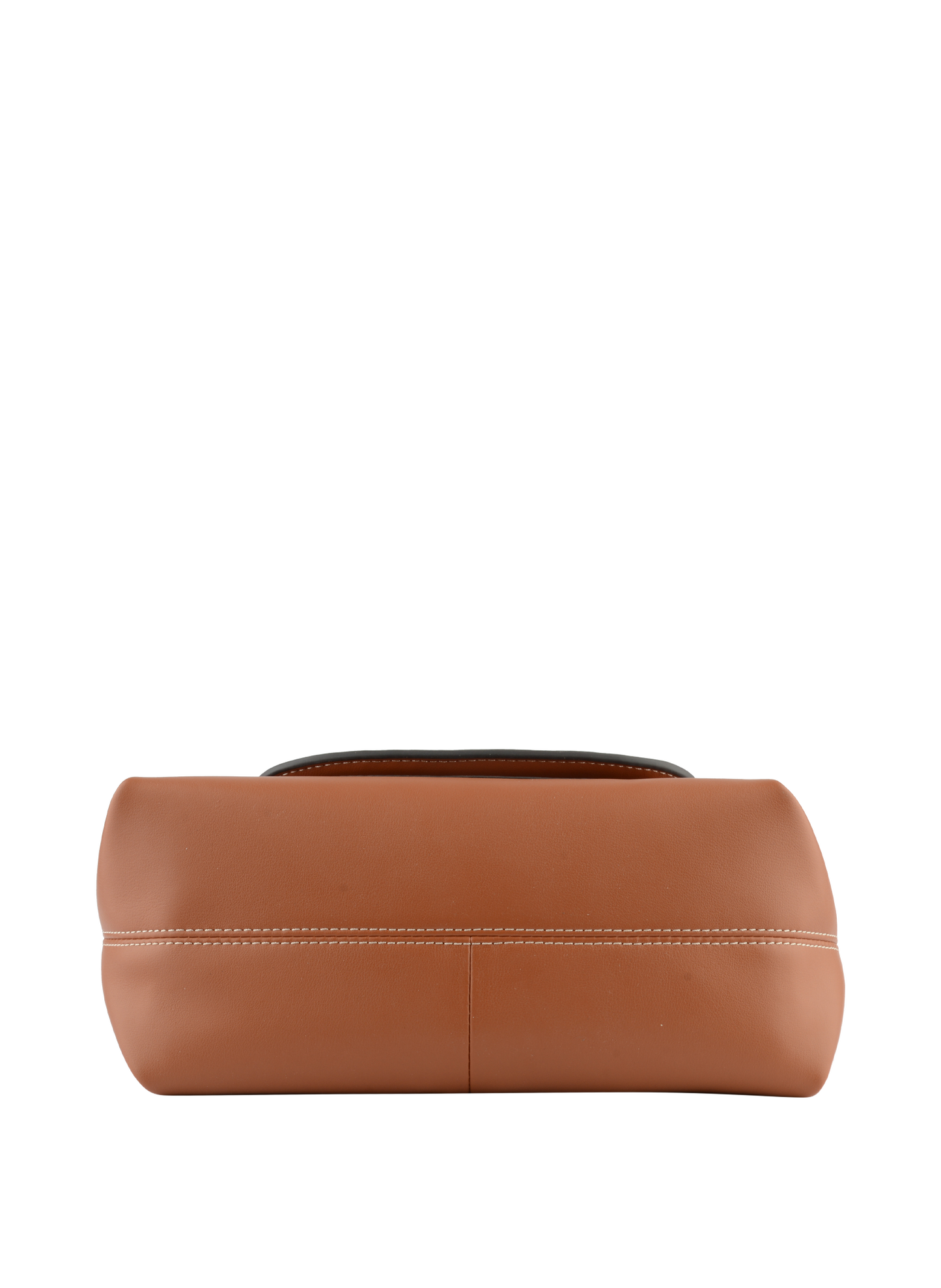 Dania - Sac porté épaule Camel tressé