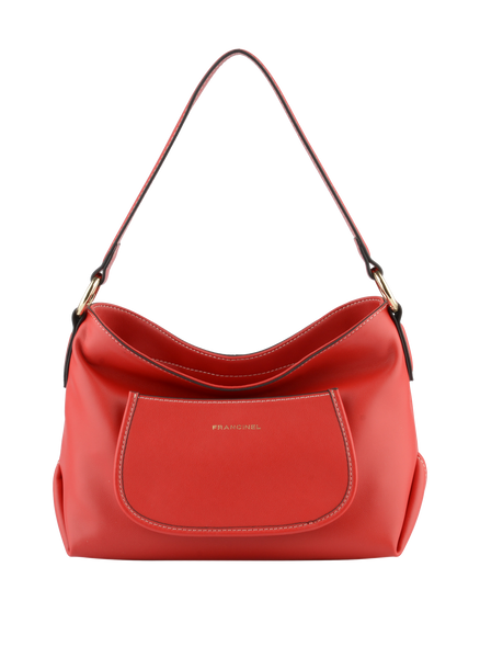 Dania - Sac porté épaule Rouge