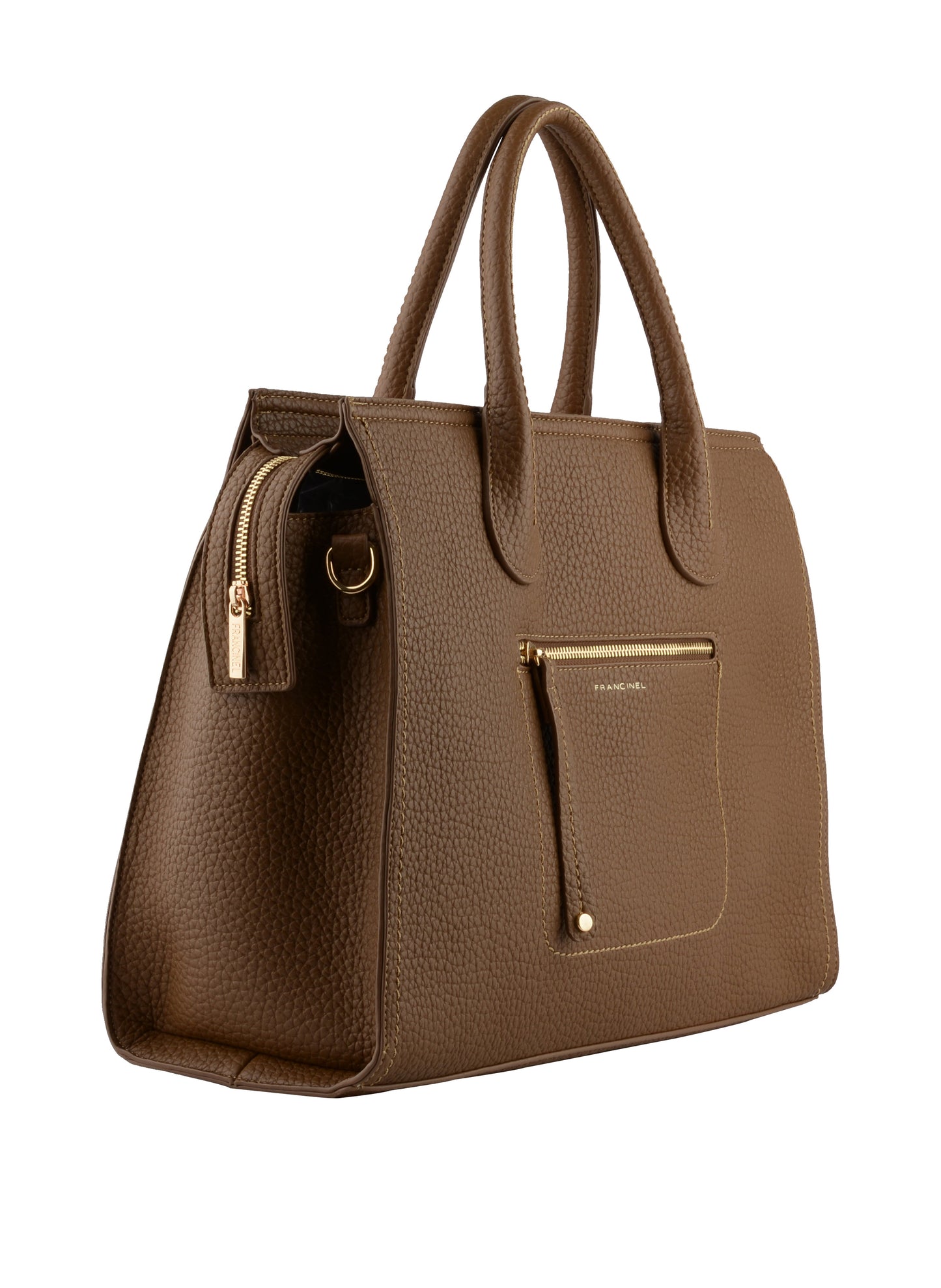 Constance - Porte document Taupe