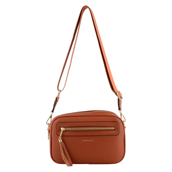 Naelle - sac porté travers en synthétique Orange