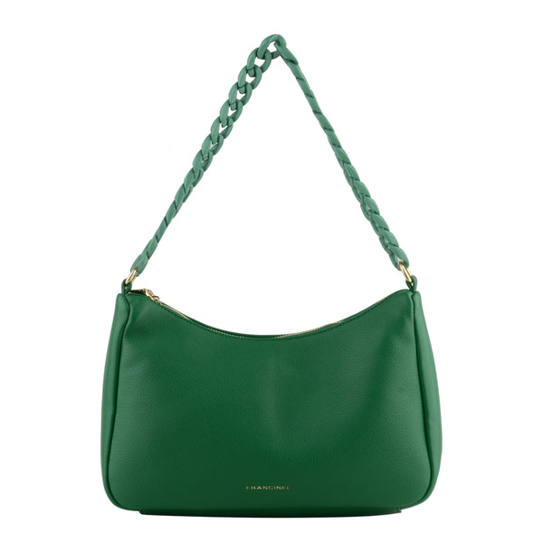 Naelle - sac porté travers en synthétique Emeraude
