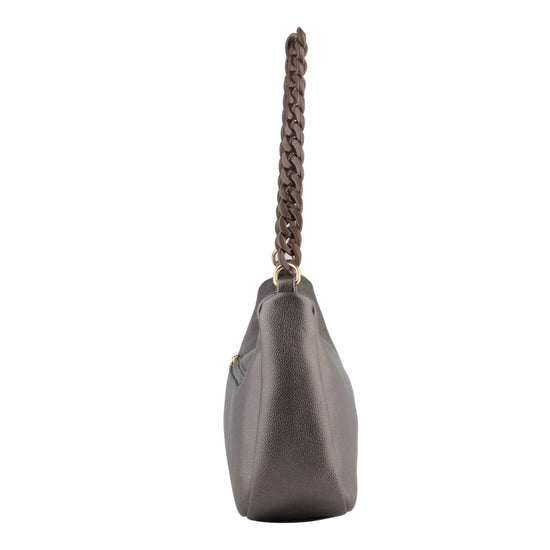 Naelle - sac porté travers en synthétique Bronze