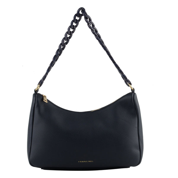 Naelle - sac porté travers en synthétique Marine