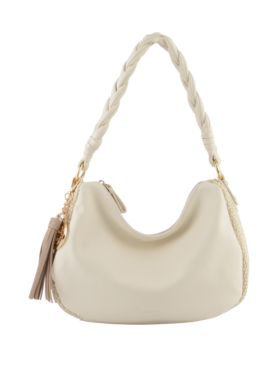 Morgane - Sac porté épaule Beige