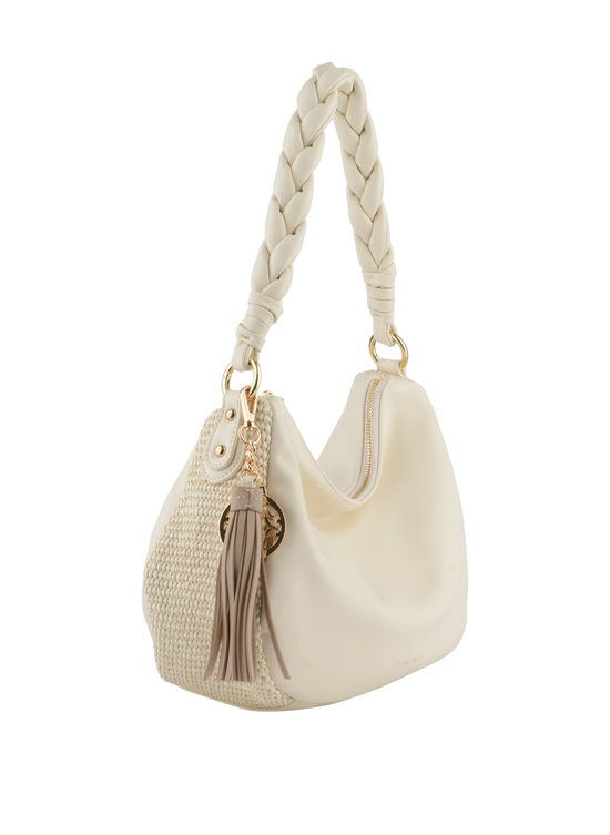 Morgane - Sac porté épaule Beige