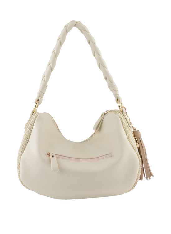 Morgane - Sac porté épaule Beige