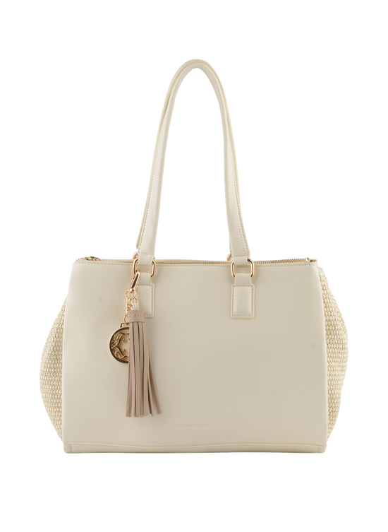 Morgane - Sac porté épaule Beige