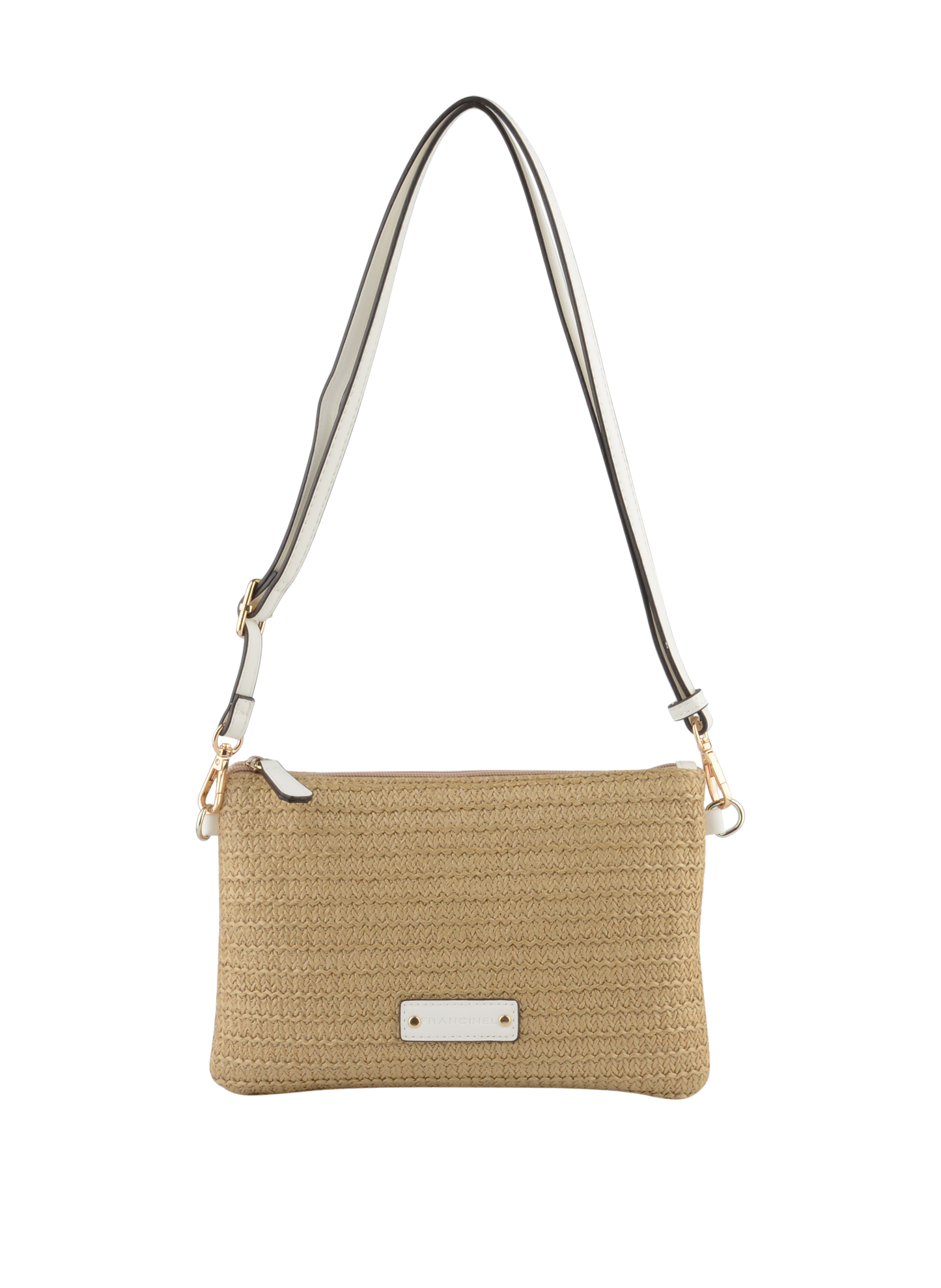 Louane - Sac porté travers Beige/ Blanc