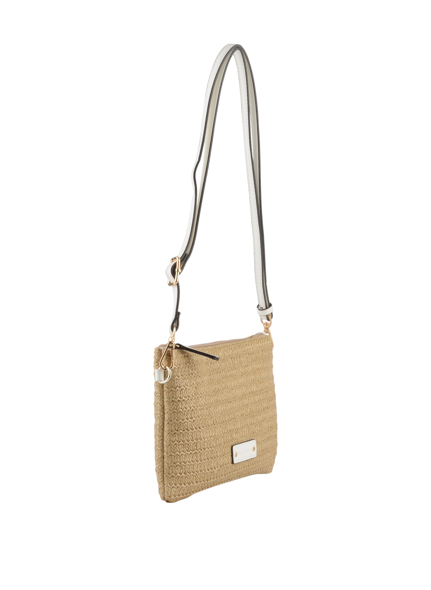 Louane - Sac porté travers Beige/ Blanc