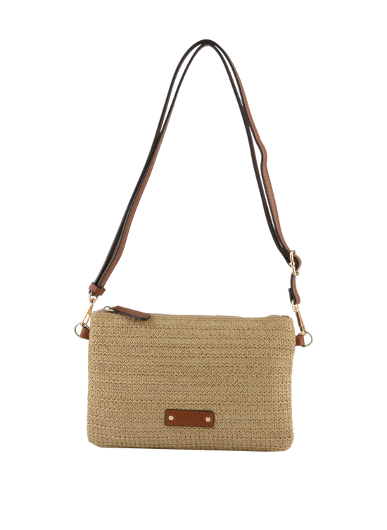 Louane - Sac porté travers Beige/ Camel