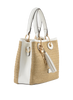 Louane - Sac porté main Beige/ Blanc