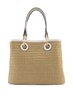 Louane - Sac porté main Beige/ Blanc