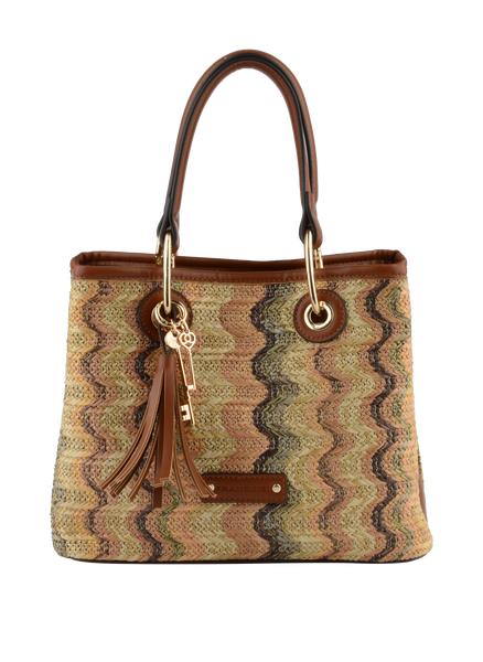 Louane - Sac porté main Multi/ Camel