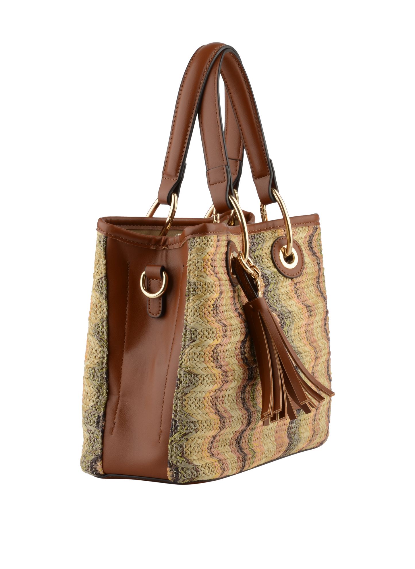 Louane - Sac porté main Multi/ Camel