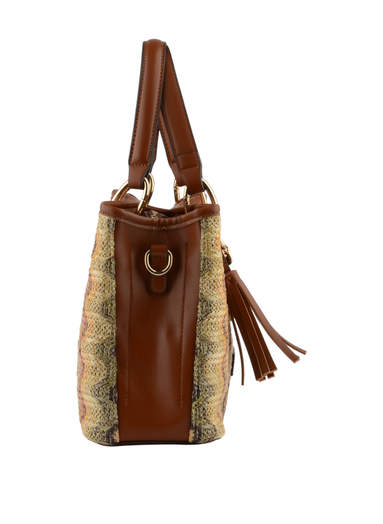 Louane - Sac porté main Multi/ Camel