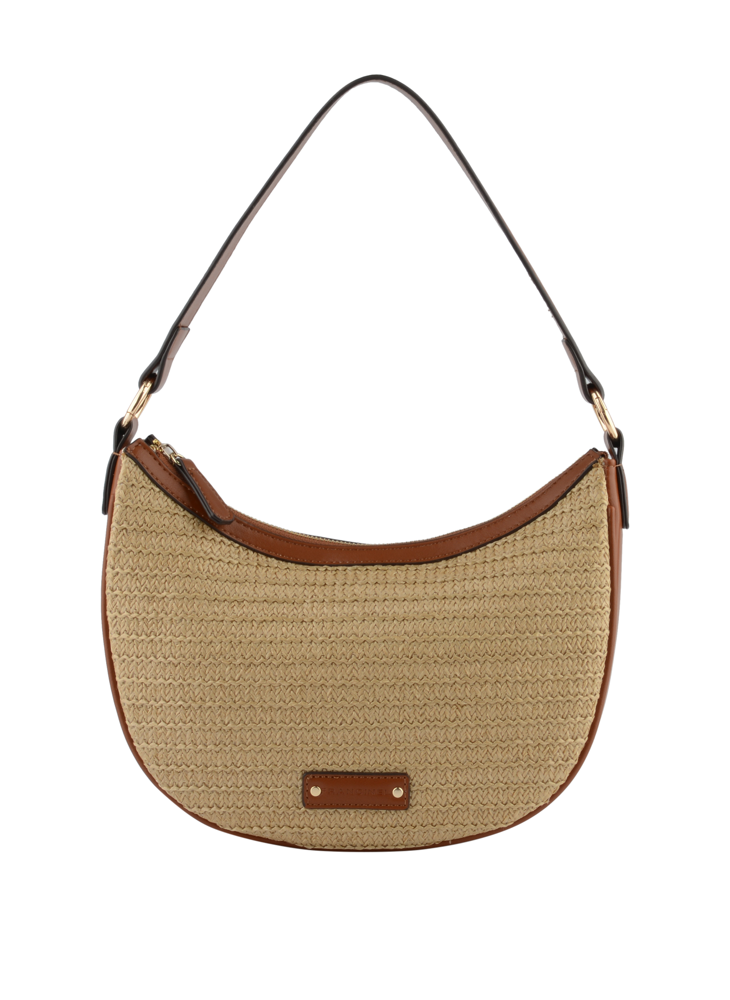 Louane - Sac porté épaule Beige/ Camel