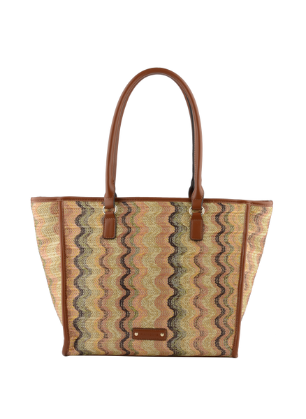 Louane - Sac porté épaule Multi/ Beige