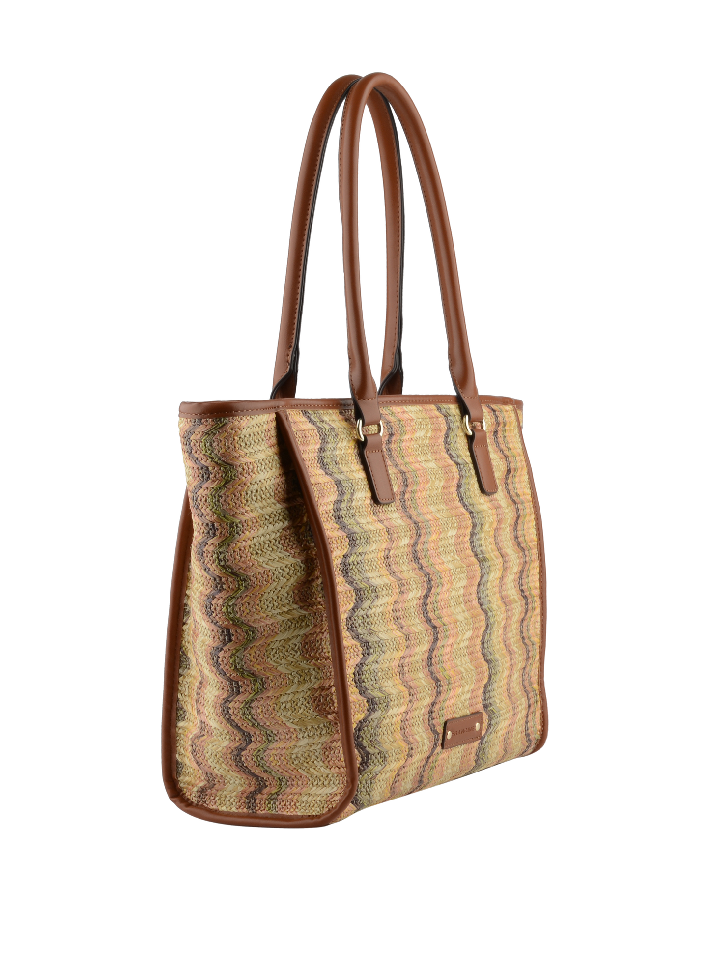 Louane - Sac porté épaule Multi/ Beige