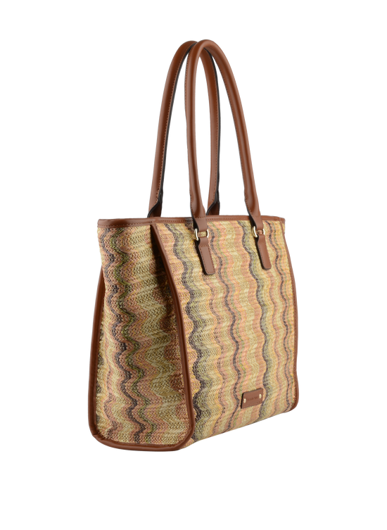 Louane - Sac porté épaule Multi/ Beige