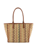 Louane - Sac porté épaule Multi/ Beige