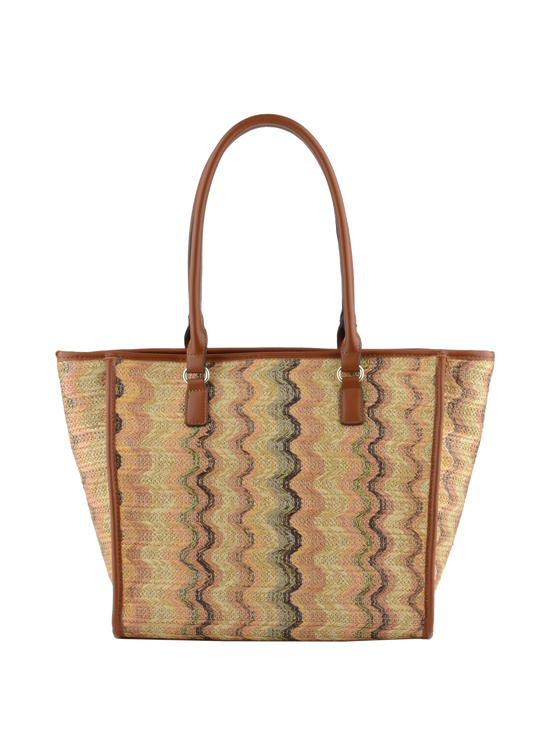 Louane - Sac porté épaule Multi/ Beige