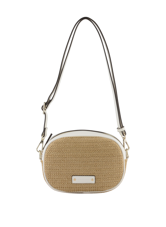 Louane - Sac porté travers Beige/ Blanc