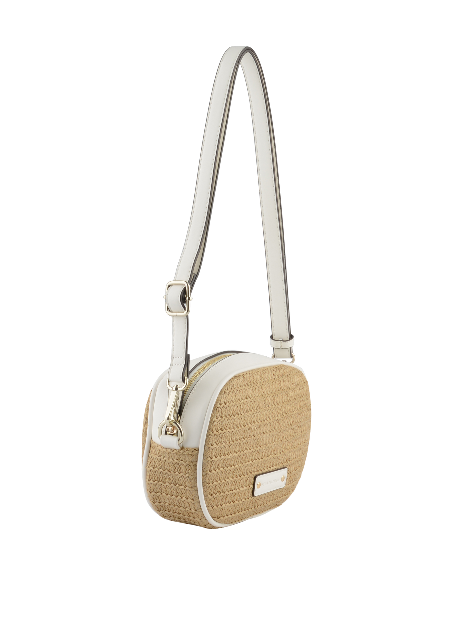 Louane - Sac porté travers Beige/ Blanc