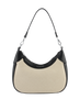 Rosalie - Sac porté épaule Beige/ Noir