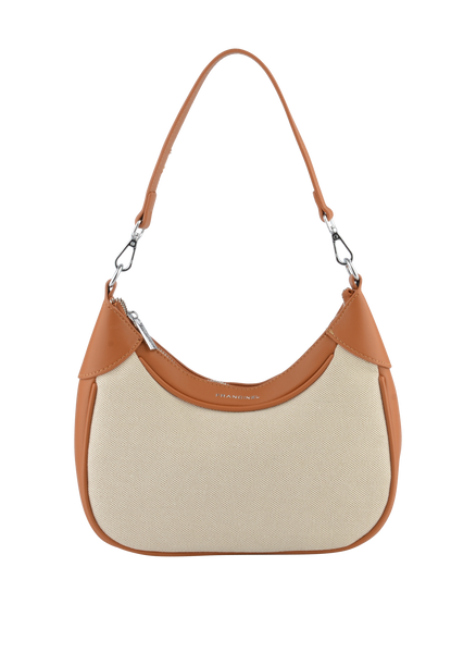 Rosalie - Sac porté épaule Beige/ Camel