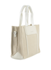 Rosalie - Petit sac porté main Beige/ Blanc