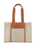 Rosalie - Grand sac porté épaule Beige/ Camel