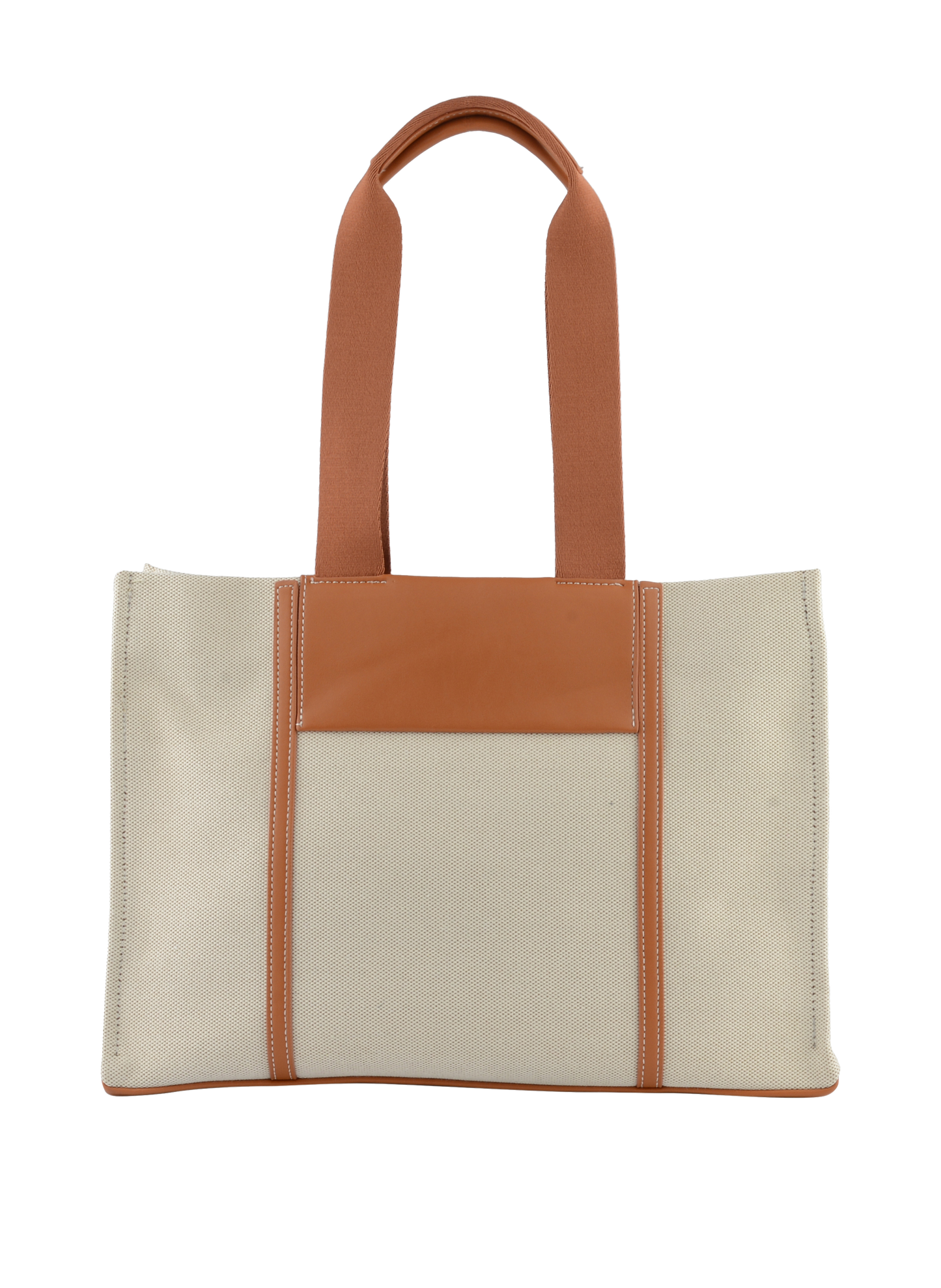 Rosalie - Grand sac porté épaule Beige/ Camel