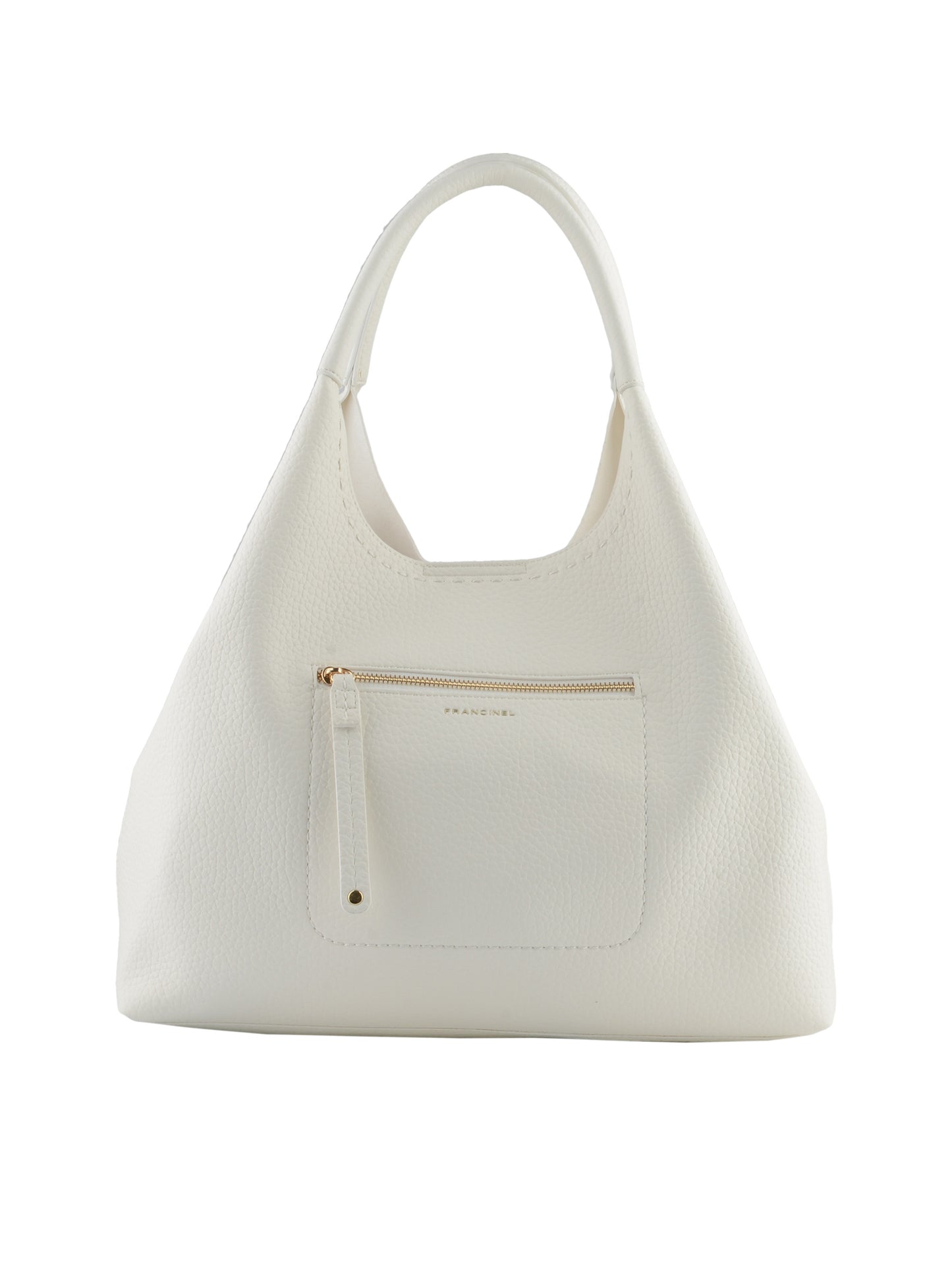 Myriam - Maxi Sac porté épaule Blanc