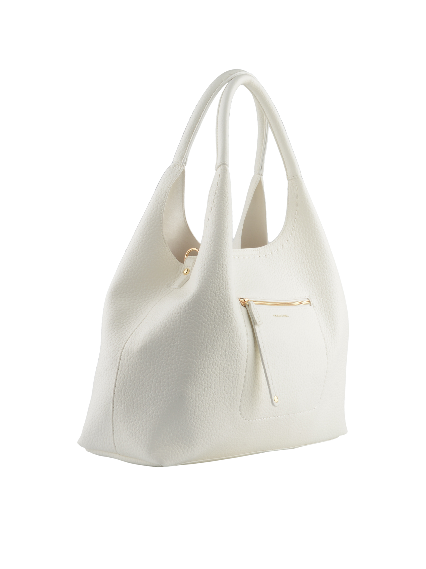 Myriam - Maxi Sac porté épaule Blanc