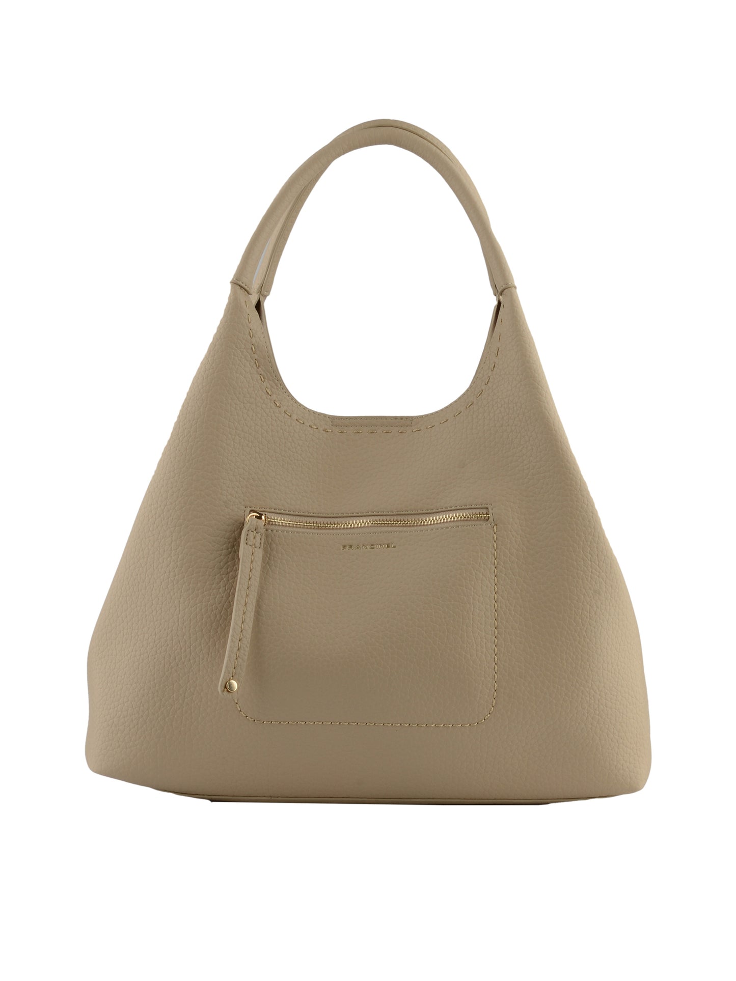 Myriam - Maxi Sac porté épaule Mastic