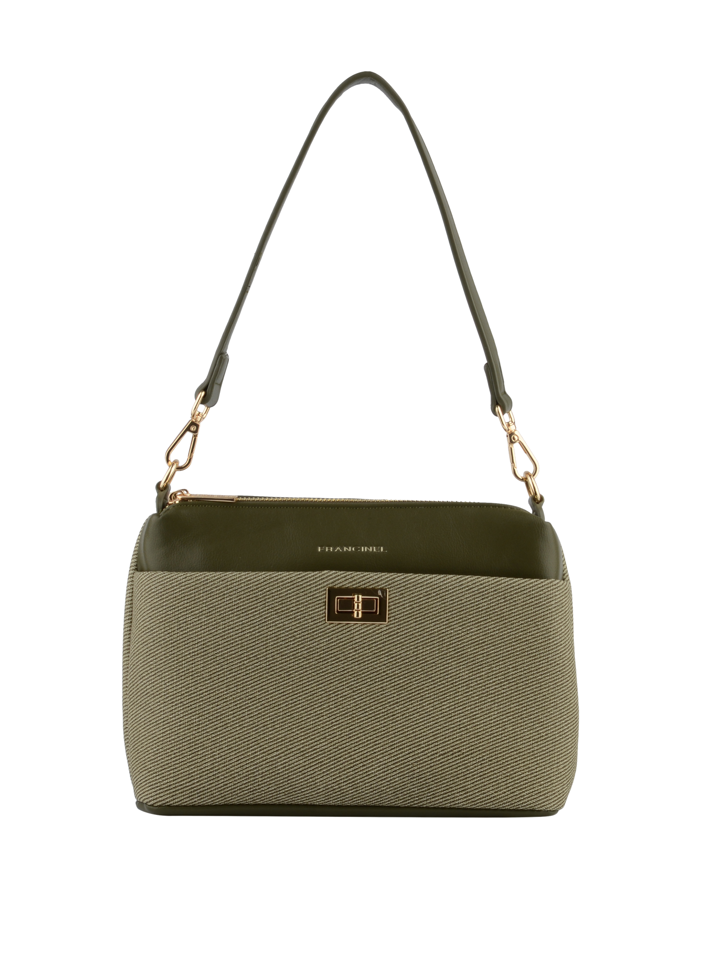 Suzanne - Sac porté épaule Kaki