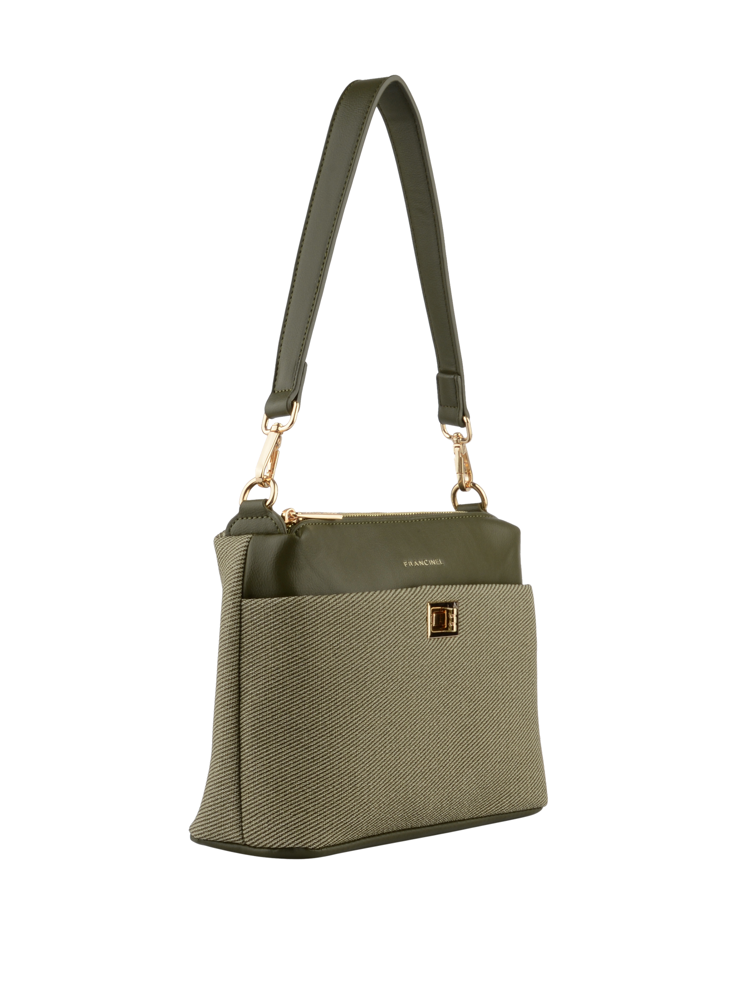 Suzanne - Sac porté épaule Kaki