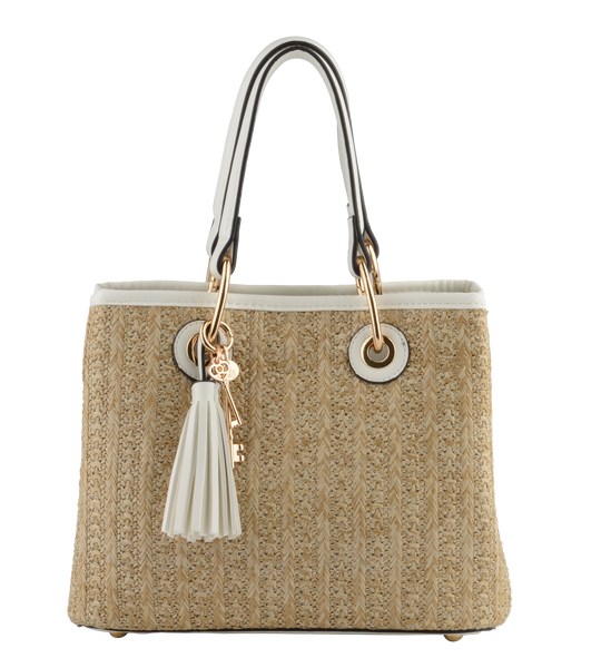 Prudence - Porté main Beige/ Blanc