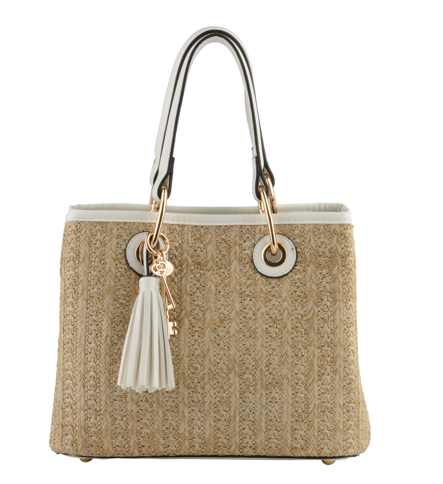 Prudence - Porté main Beige/ Blanc