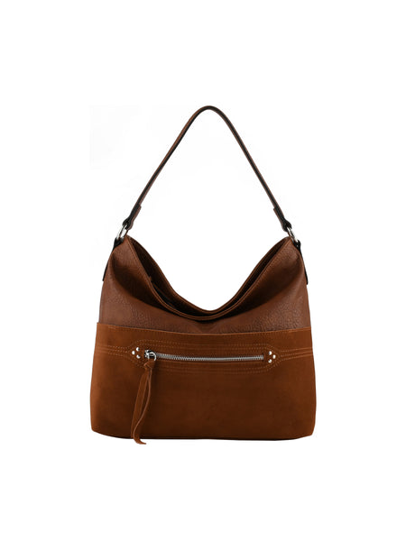 Célia - Sac porté épaule camel