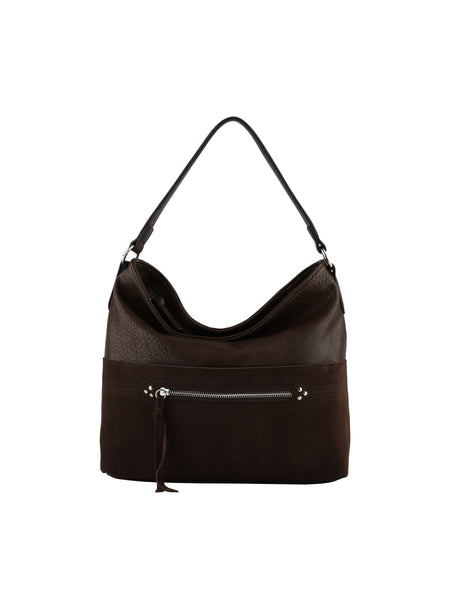 Célia - Sac porté épaule marron