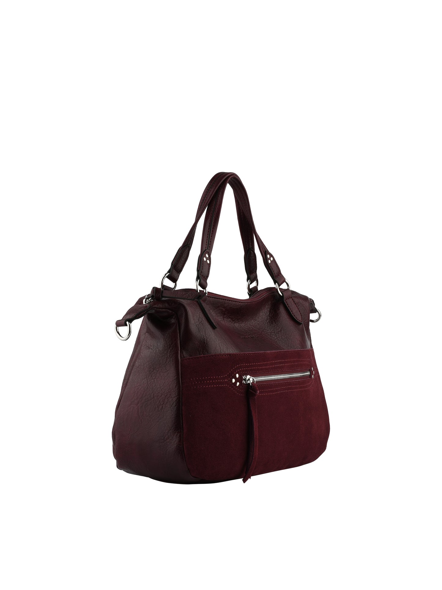 Célia - Sac porté main Bordeaux