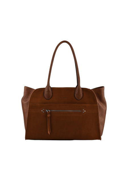 Célia - Sac porté épaule camel