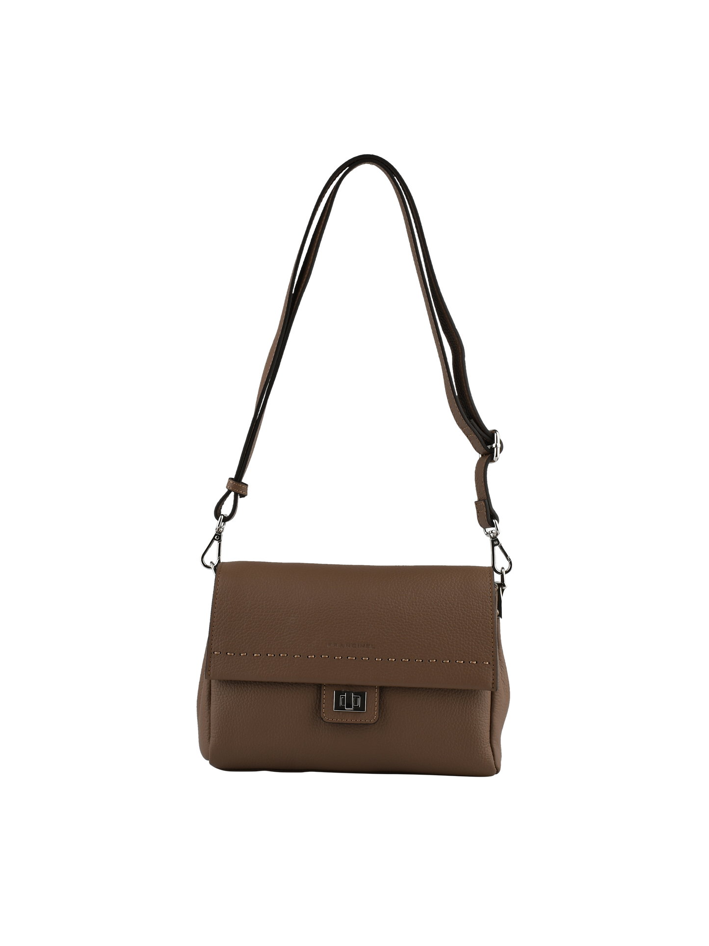 Anaïs - Sac porté travers taupe